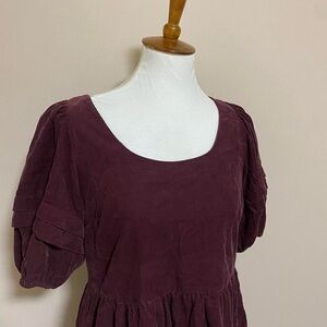 Madewell Corduroy Tiered Mini Dress Style NH064